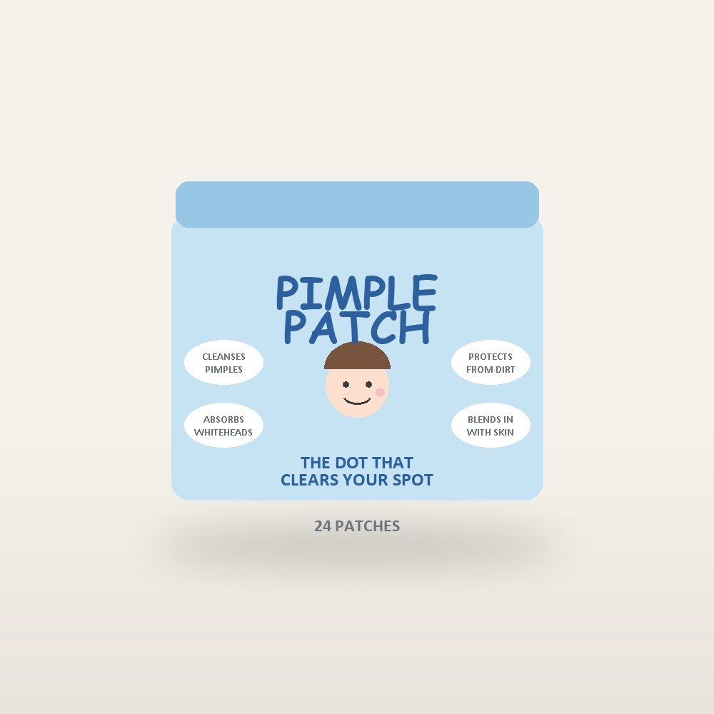 A typical pharmacy pimple patch pack